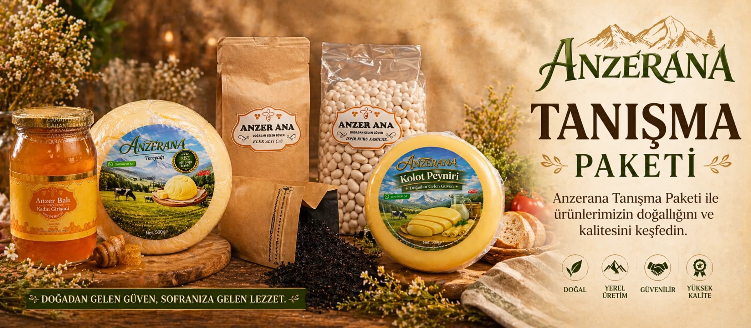 Kahvaltı Paketi Banner Görseli